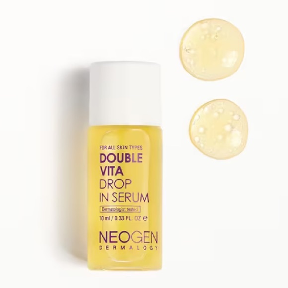 ⚫️ x2 NEOGEN DERMALOGY Double Vita Drop In Serum Deluxe Mini Size - Picture 3 of 4